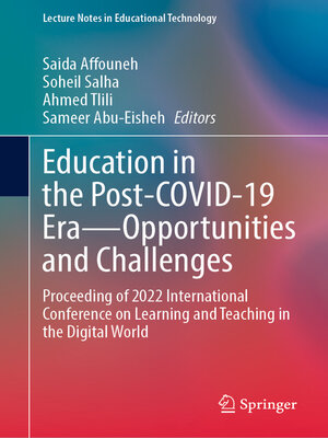 cover image of Education in the Post-COVID-19 Era, Opportunities and Challenges